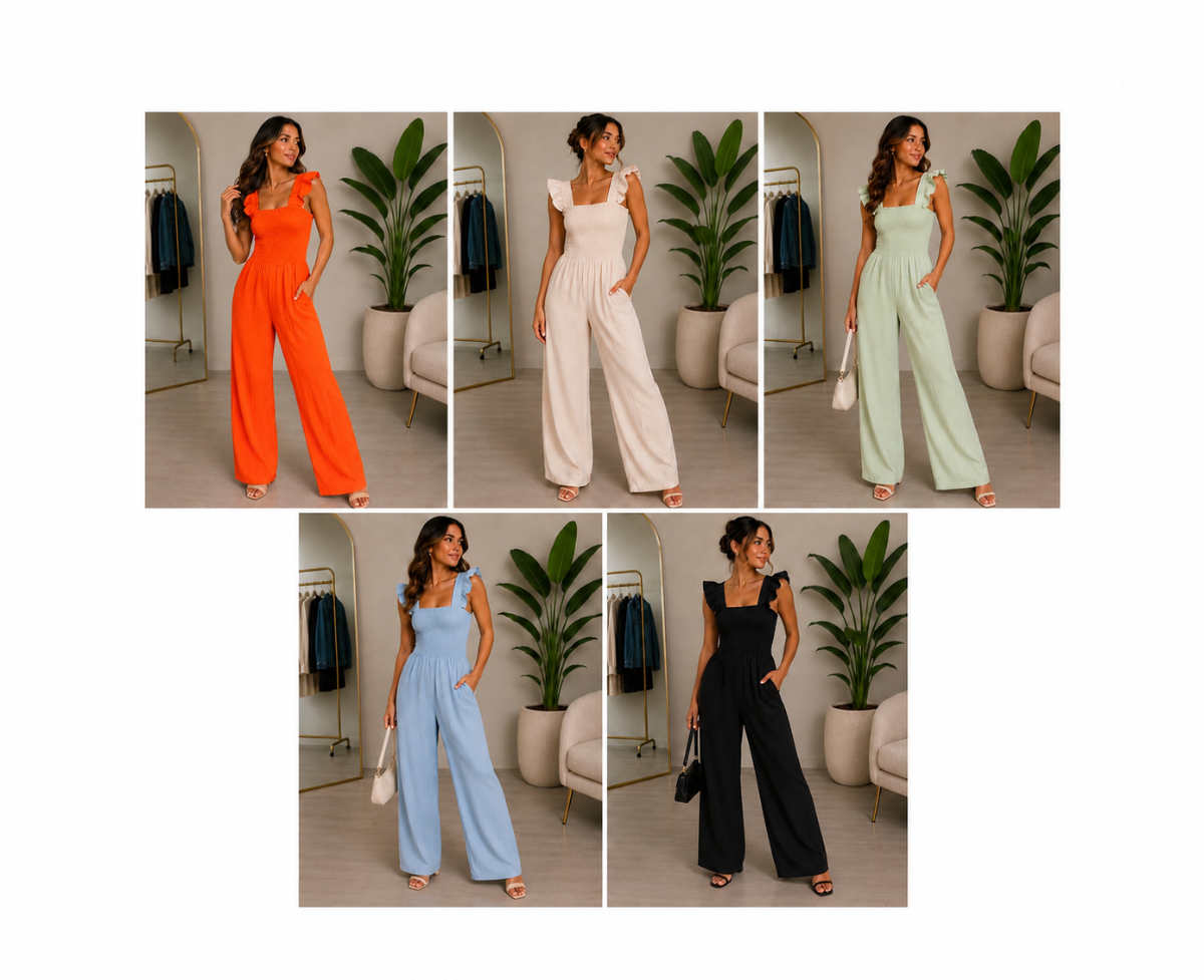 JUMPER NO SLEEVE LONG PANT