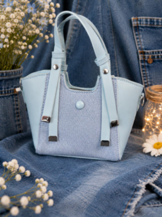 CARTERA PEQUENA AZUL CLARO 