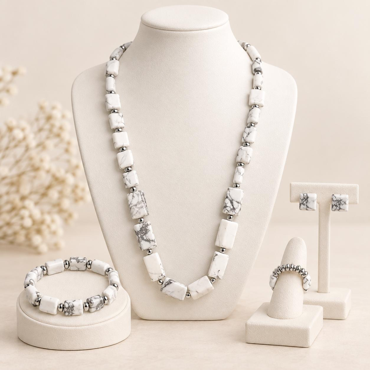 COLLAR SET ALL WHITE