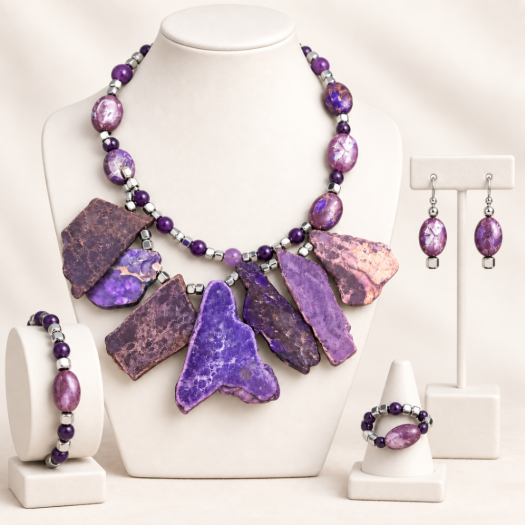 COLLAR SET VIOLETA STONE 