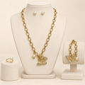 COLLAR SET GOLD BUTTERFLY