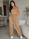 SET MOCHA AIR SCUBA PANTS WITH S/S SHIRT