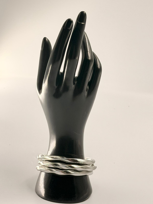 BANGLES EN PLATA SERPIENTE